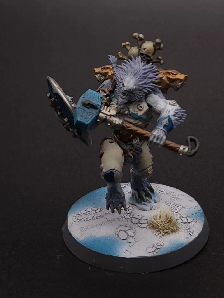 Games Workshop Warhammer 40K Space Wolf Wulfen Squad Painted And Assembled - Image 4 of 4