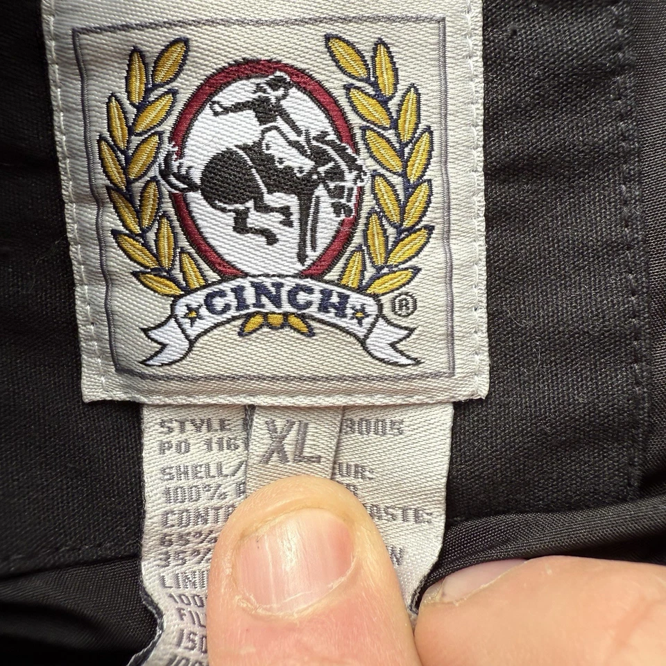 Chaleco Occidental Cinch Para Hombre Patrón Azteca Talla XL Botón/Cremallera Foto 4 de 4