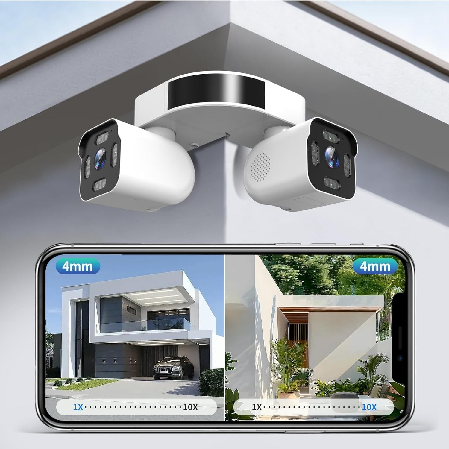 2.5k/5mp,house Cameras Wired Plug-in,wireless Wifi..
