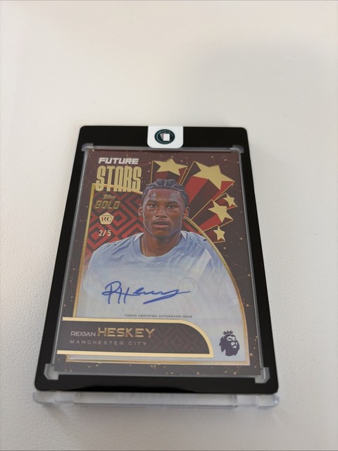 Reigan Heskey Topps Gold Future Stars 2/5 On Card Autograph