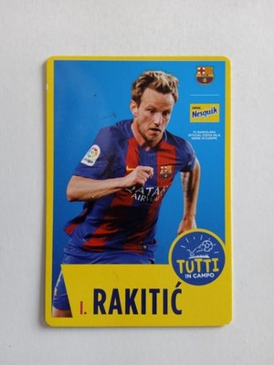 NESQUIK CARD ALL IN CAMPO PANINI 2017 BARCELONA RAKITIC