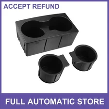 Car Front Center Console Cup Holder Insert ONE SET Custom for Ford F250 F350