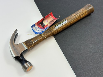 #ad Stanley Tools USA NOS NEW H111 1 2 16oz Claw Hammer Grained Wood Handle Tag $49.99