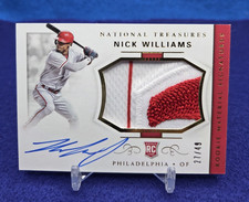 2018 Panini National Treasures - RC AU . Signatures Nick Williams...49