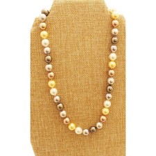 Multi Color Pearl Beaded Necklace Fashion Jewelry