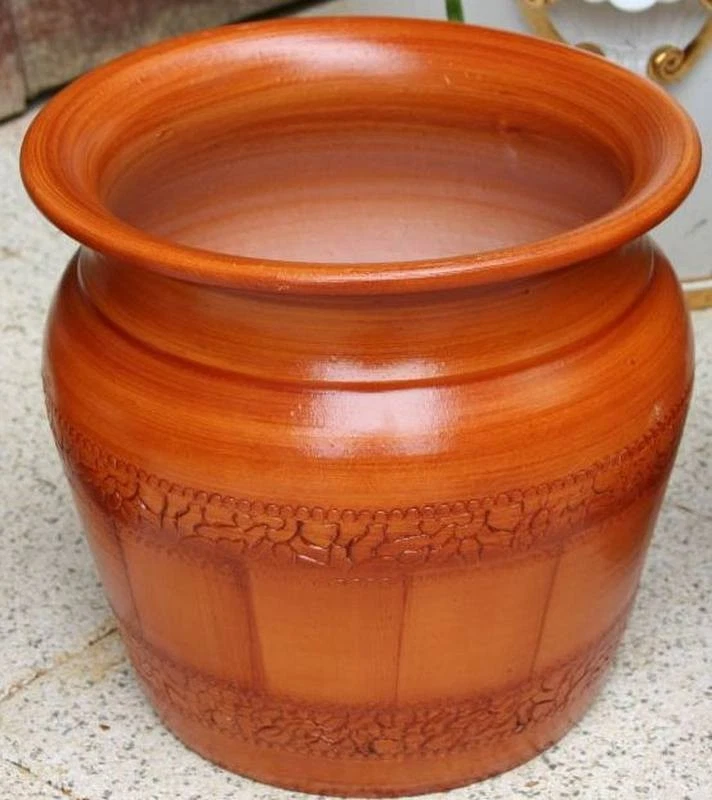 ÜBERTOPF Pflanzkübel Topf Pflanztopf stabil handgefertigt Keramik 30 CM Portugal - Bild 2 von 4