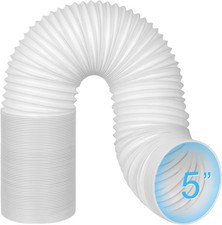 5 Inch Portable Ac Air Conditioner Hose Anti-clockwise Thread Length Up To 80