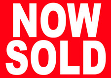 Retail Sales NOW SOLD Advertising Display Poster SHOP Sign Signage Various Sizes