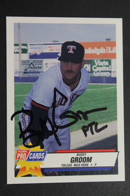 Buddy Groom Detroit Tigers Autographed 1993 Fleer #1649 Signed MiLB Card