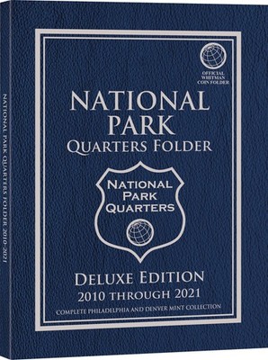 U.S. National Park Quarters Folder :2010-2021 - Official Whitman Deluxe Edition