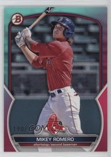 2023 Bowman Draft Aqua & Pink Gradient 190/199 Mikey Romero #BD-58 14kb