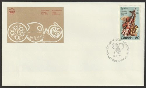 Canada #686, Olympic Arts and Culture, Official First Day Cover, FDC 1976