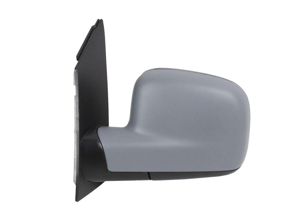 ABAKUS 4047M03 Left Manual Gray Aspheric Exterior Side Mirror For VW 2004+