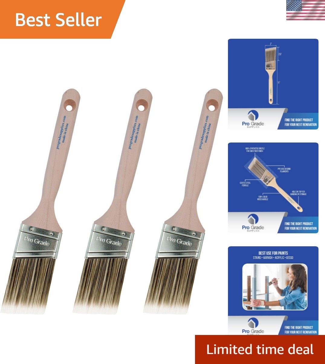 Paint Brush Set - 3-Pack - 2