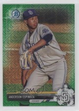 2017 Bowman Mega Box Green Refractor 80/99 Anderson Espinoza #BCP54 3pb