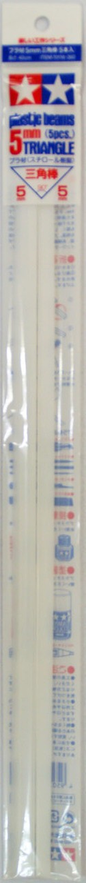Треугольник из пластиковых балок Tamiya 5 мм 5шт США продавец 2190₽