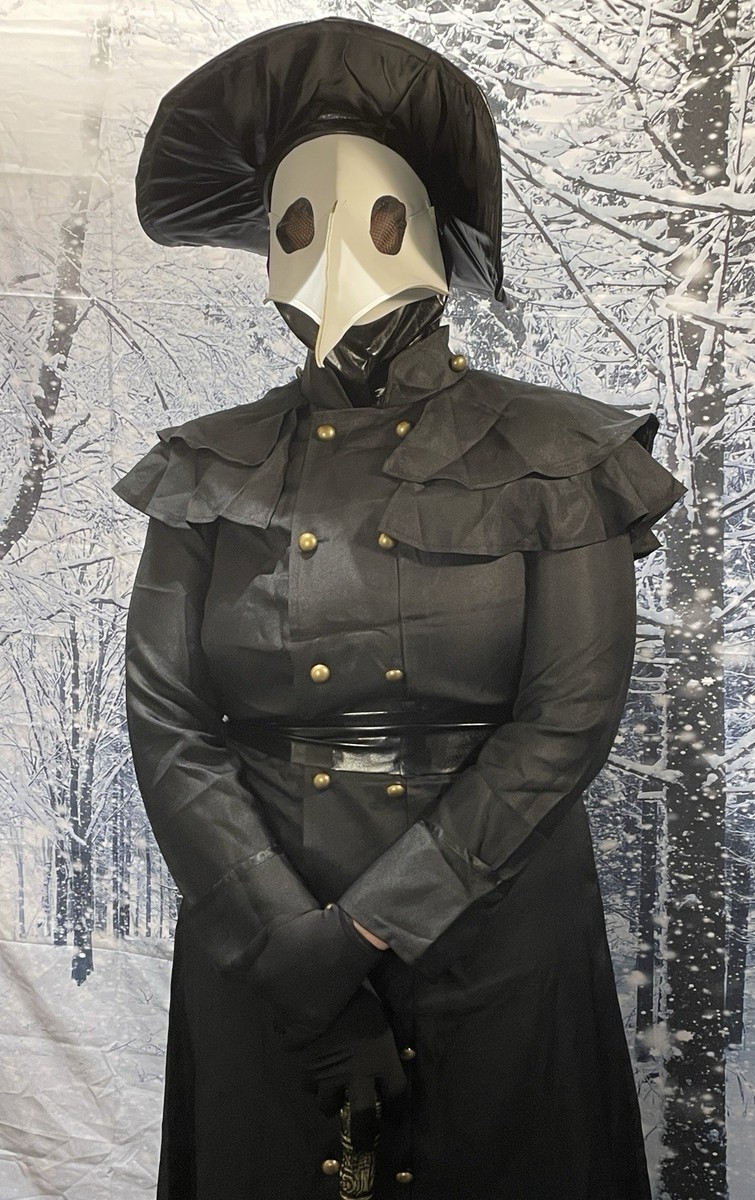 Plague Doctor Costume w/beak. MEN's (M) Halloween Steampunk