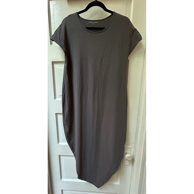 Universal Standard Iconic Geneva Soft Grey Long Baggy Oversized Dress Size XS