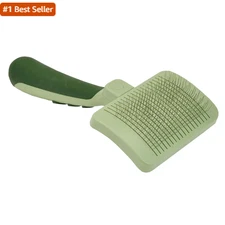 Coastal Pet Safari - Cat Self-Cleaning Slicker Brush - Cat Grooming Supplies