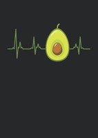 Notizbuch A4 Kariert: Avocado Design 120 Seiten