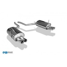 FOX Komplettanlage gerade zum Kat. re li je 2x76mm ohne Ausschnitt BMW E38 735i
