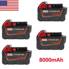 For Milwaukee 48-11-1880 18v lithium-ion 8.0Ah Battery Extended Capacity Tool
