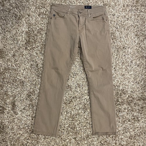 Adriano Goldschmied Jeans Mens 32x32 Tan Everett Slim Straight Stretch