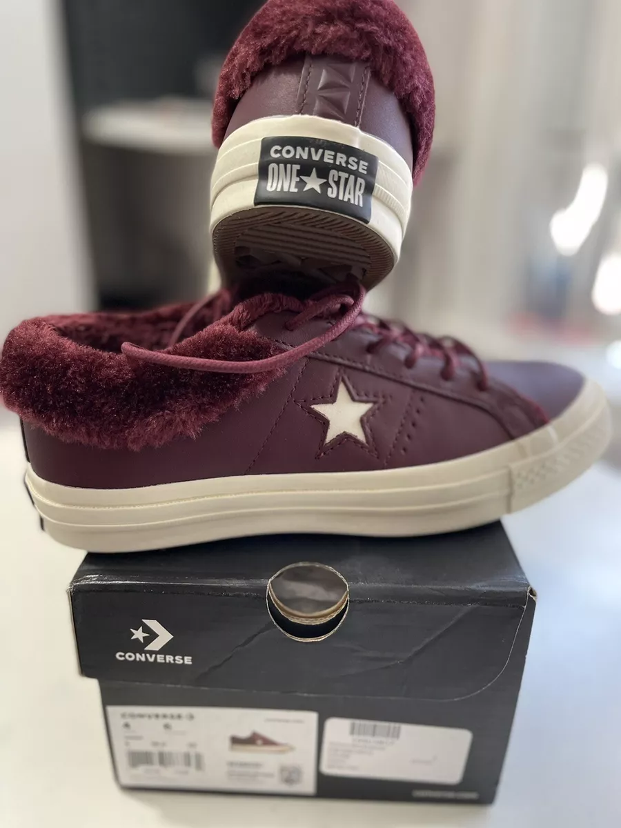 Converse one star ox burgundy cheap