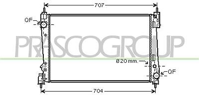 Radiatore Per Alfa Romeo-Mito-09/08-02/16 Alfa Romeo-Mito-03/16-07/18 Fiat-Punto