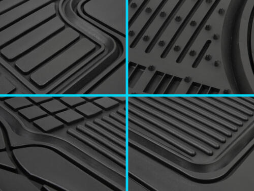 Motor Trend Heavy Duty Car Floor Mats 2PC Rubber Semi Custom Fit '22 Mitsubishi - Bild 7 von 10
