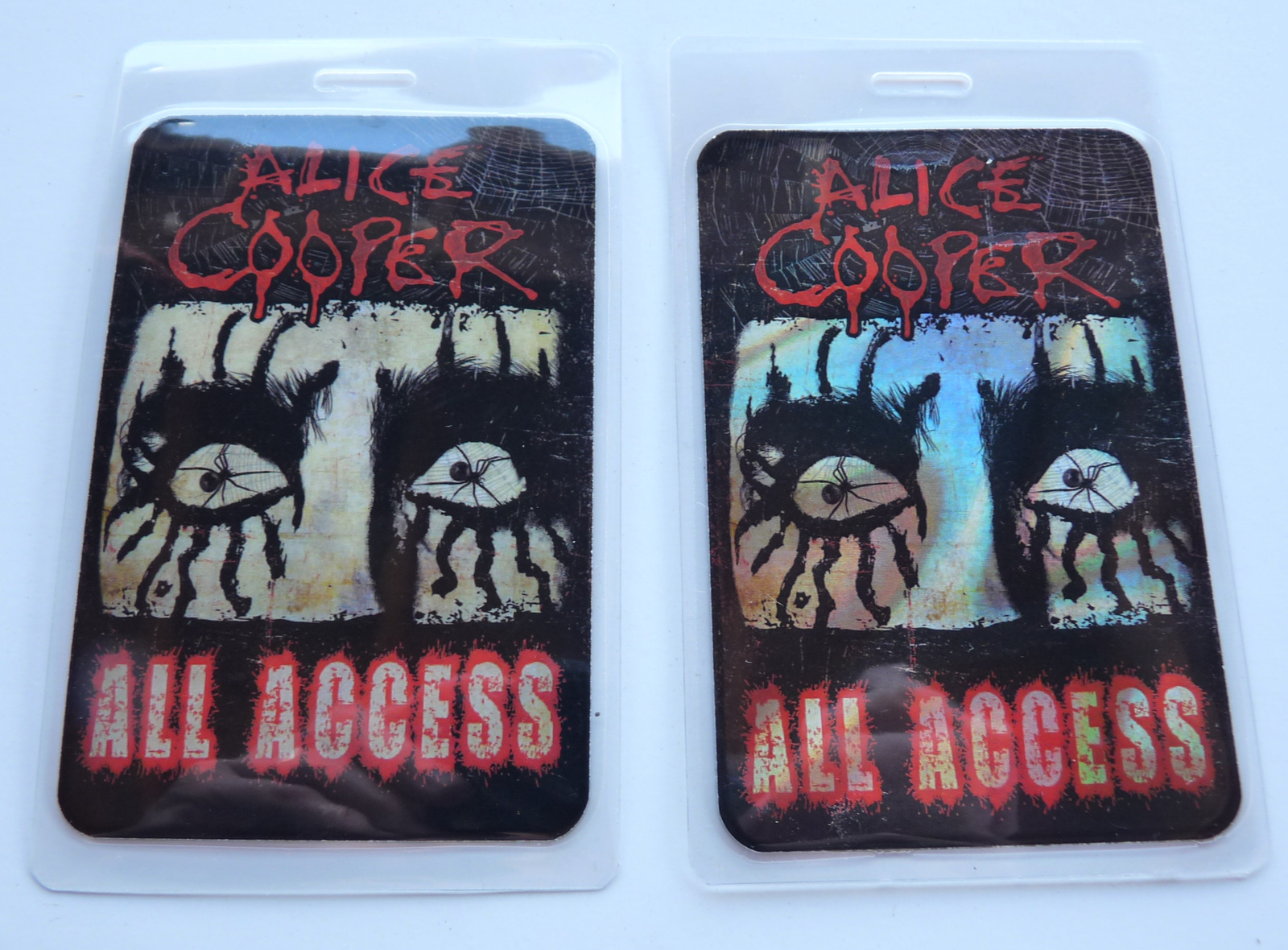 Alice Cooper 2016 Spend Night All Access Concert Tour Backstage Pass Laminate