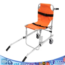 Stair Chair Emergency 2Wheels Heavy Duty Evacuation Chair Lifting Transfer Chair