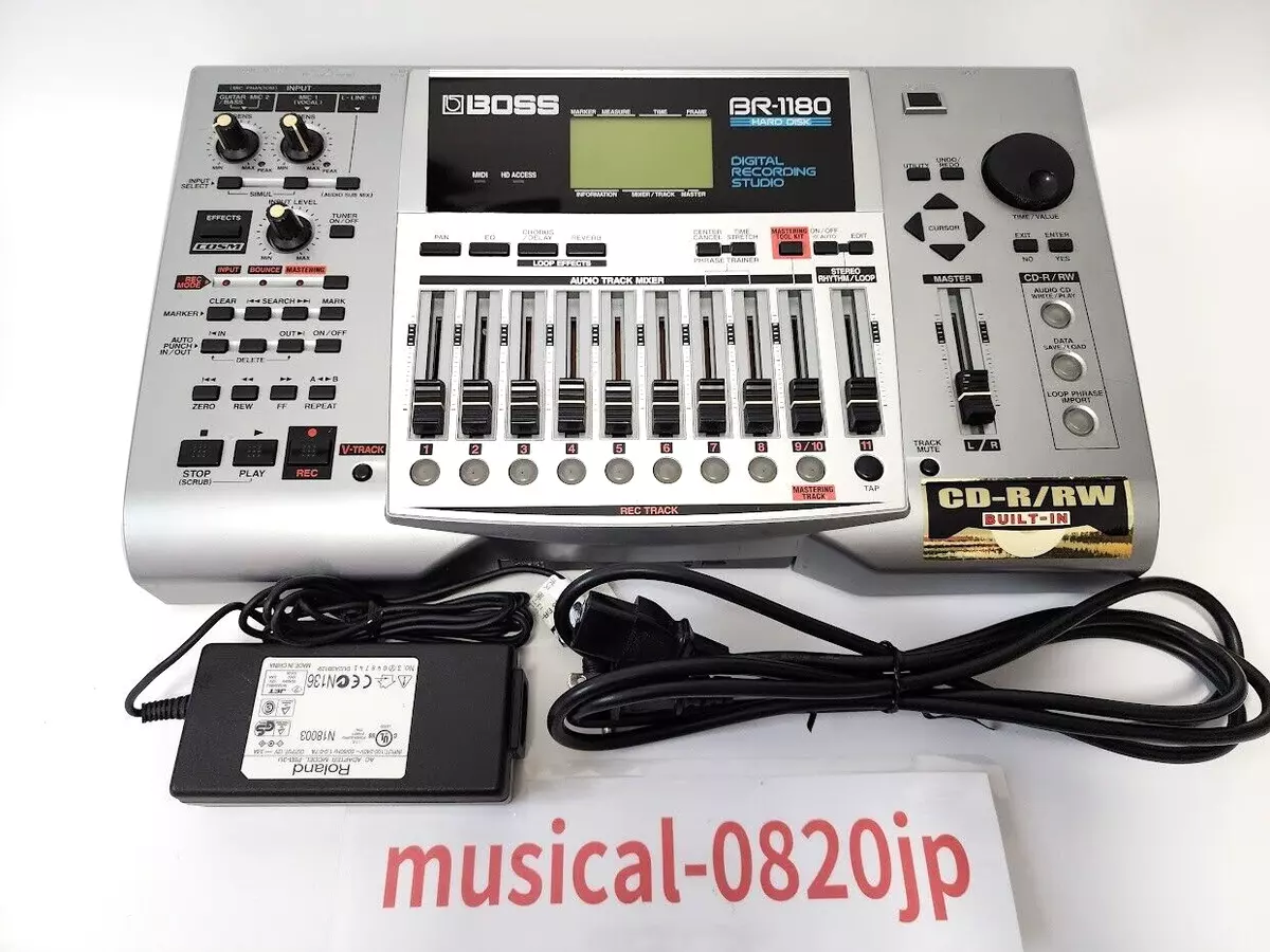 Boss BR-1180 CD Digital Recording Studio Multi Track Recorder