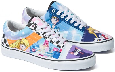 Vans X Pretty Guardian Sailor Moon Old Skool Patchwork in Multicolour