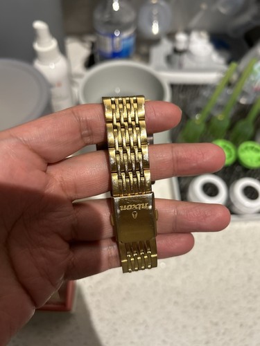 Nixon SK-90 Watch Gold Quartz with Box - Picture 7 of 7