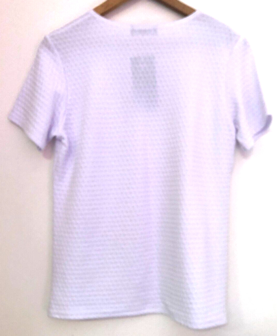 Womens T-Shirt UK14 White Round Neck Short Sleeve by Monique Collection BNWT image 2