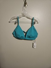 Shade  Shore Women's Green Wireless Adjustable Straps Bikini Top XL 16