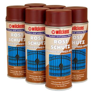 Wilckens Rostschutzgrundierspray Rotbraun 400 ml Korrosionschutz (10,73 /1l)