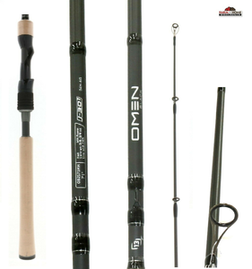 7 1 13 Fishing Omen Black 2 Medium Heavy Spinning Rod New 819065015849 Ebay