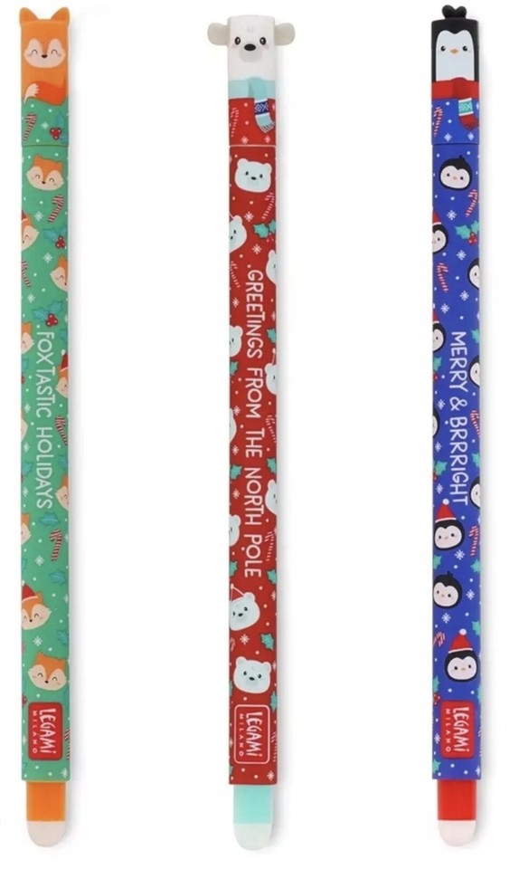 Legami Limited Edition Christmas Erasable Gel Pens eBay