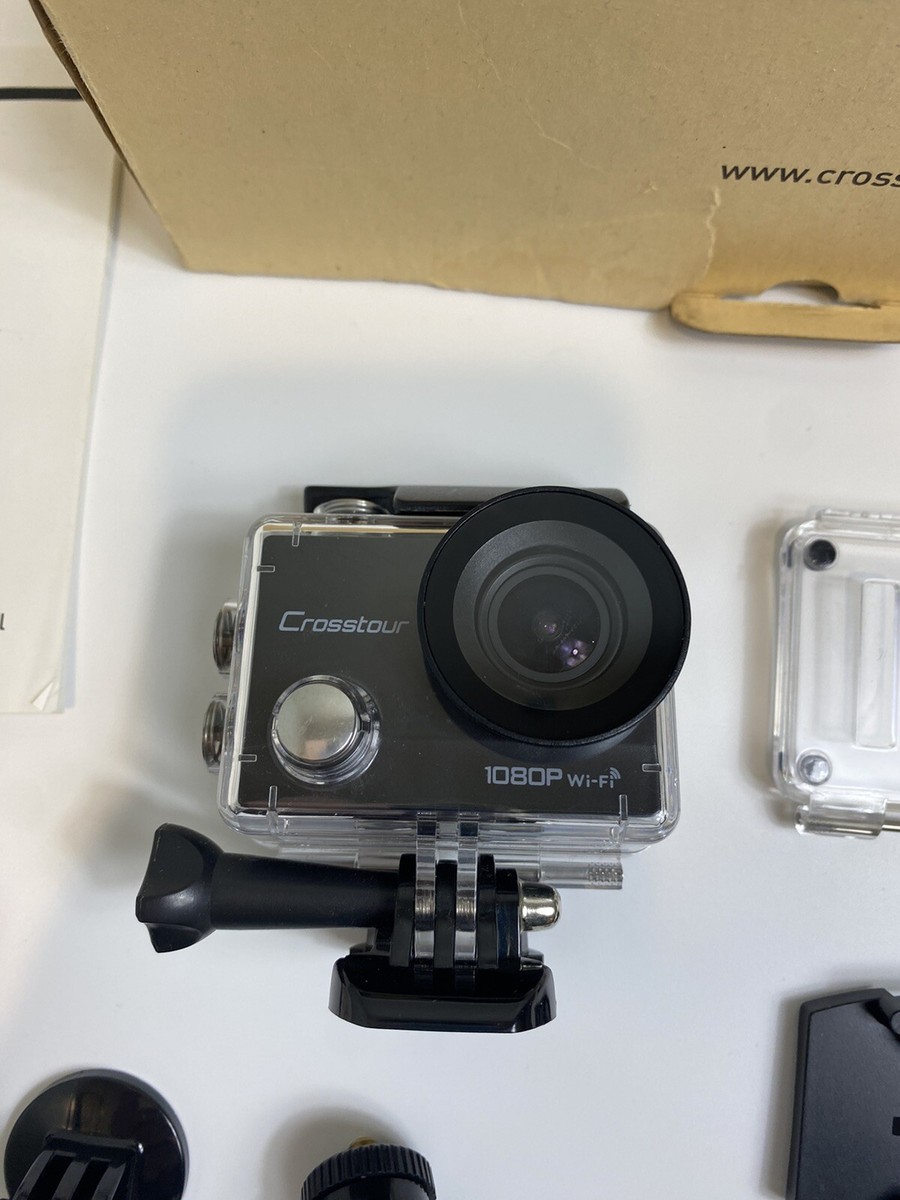 Crosstour (CT7000) Action Camera 170° Wide Angle Lens 1080P - With