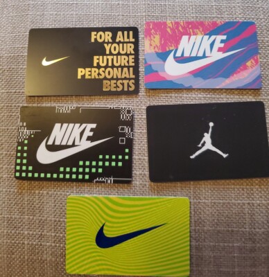NIKE JORDAN COLLECTABLE GIFT CARDS BLANK NEW