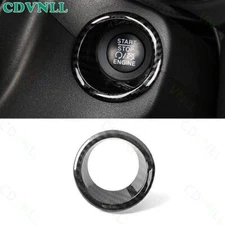 For Jeep Renegade 2015-2023 ABS Carbon Fiber One-Click Startup Button Cover Trim