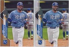 2020 Topps Series 2 Cam Gallagher #616 Gold Parallel /2020 & Base - PAIR