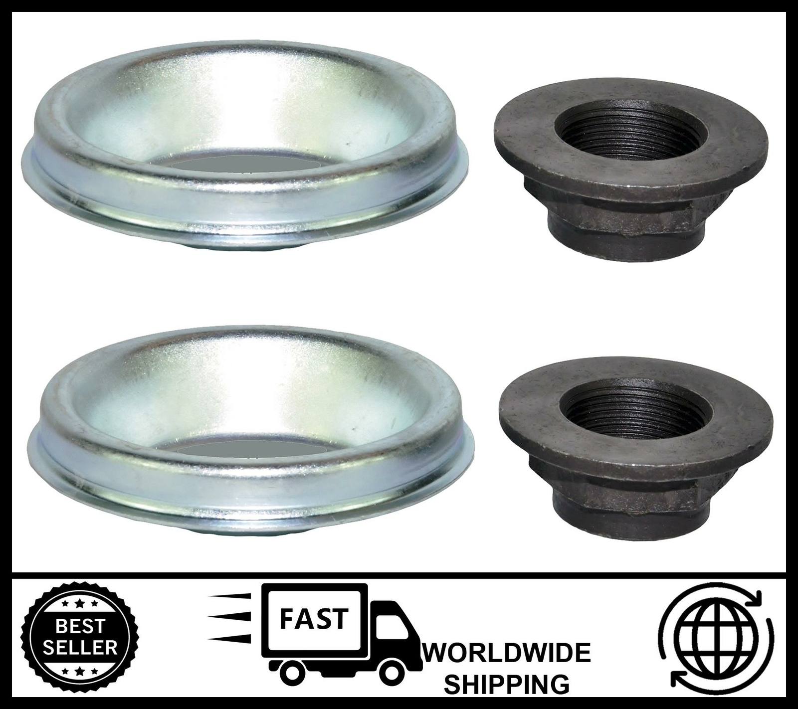 PEUGEOT 207 307 I & II 308 3008 PARTNER HUB CAP & NUT eBay