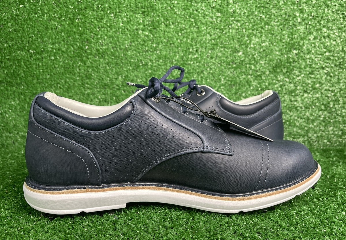 Cuater The Legend Travis Mathew Men's Size 10.5 Navy Leather Golf