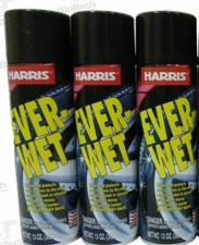 3 Ever-Wet Spray Tire Shine Can / Ever Wet Look Tire Shine / Detail 14oz Gloss