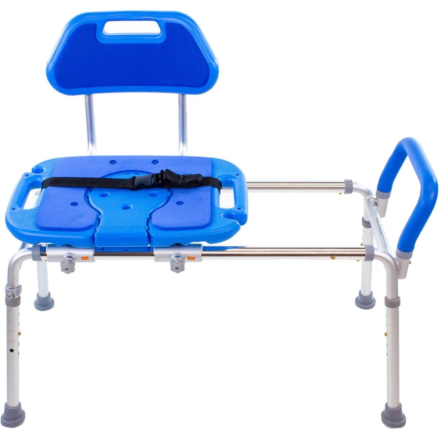 Sliding Shower Chair HydroGlyde Premium Heavy Duty Padded Bathtub