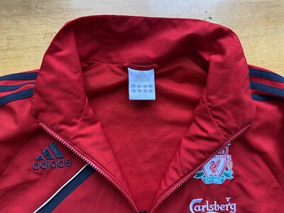  Liverpool FC ジャージ レッド LIVERPOOL 2009 2010 FOOTBALL SOCCER TRACK JACKET ADIDAS P06959 sz