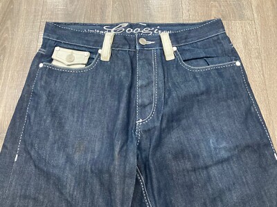Coogi blue jeans Men's 34x34 Limited Edition White Leather Accents